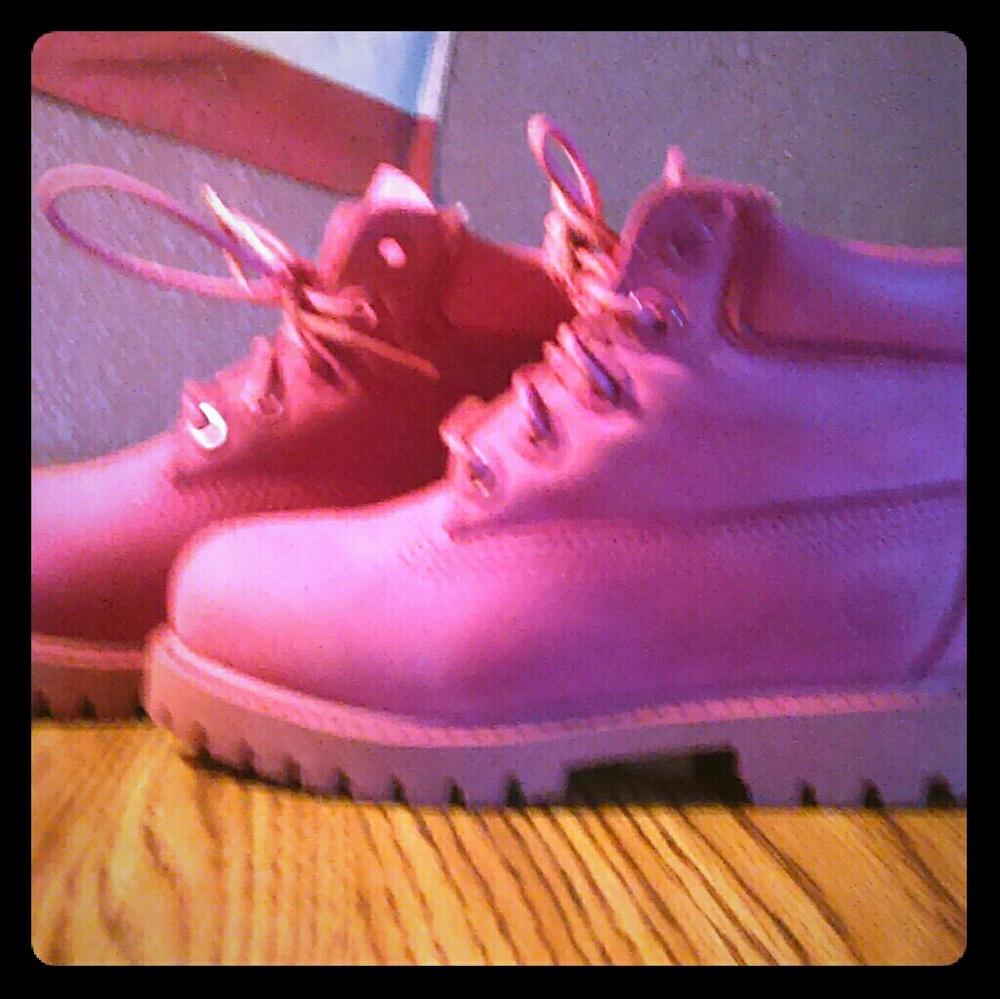 Pink Toddler Timberland boots